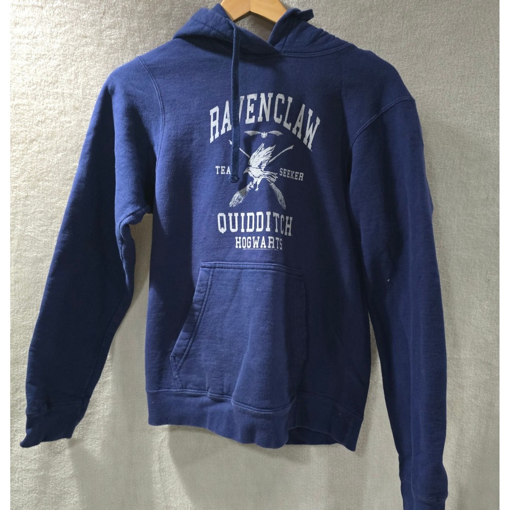Mens Harry Potter Ravenclaw‎ Quidditch Seeker  Hooded Sweatshirt Small